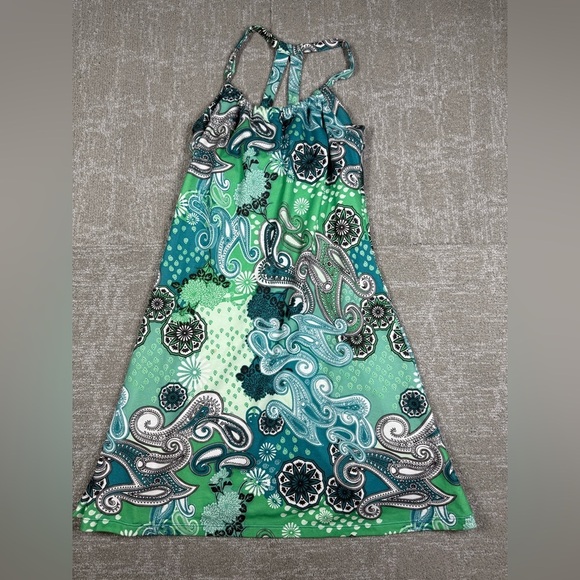 Prana Dresses & Skirts - Prana Quinn Breathe Halter Athletic Tank Active Dress Size Small